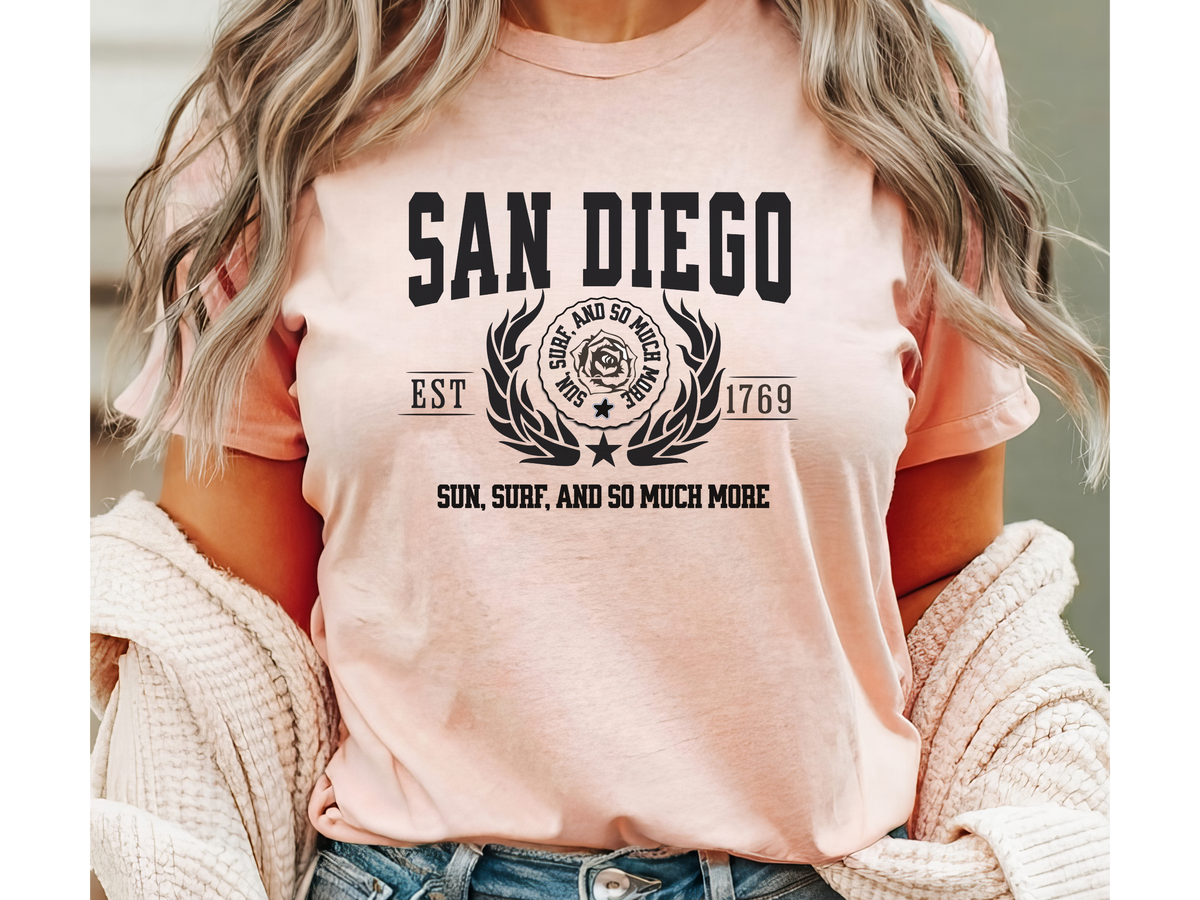 San Diego Legacy Unisex T-Shirt – "The Golden City by the Bay" | Southern California Coastal Pride Tee