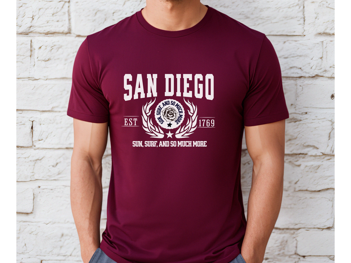 San Diego Legacy Unisex T-Shirt – "The Golden City by the Bay" | Southern California Coastal Pride Tee