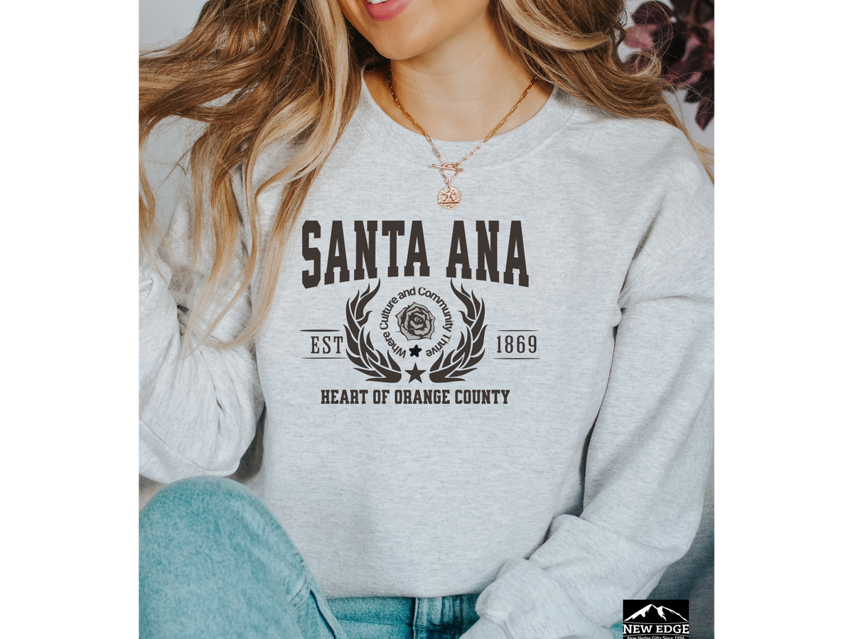 Santa Ana Legacy Unisex Sweatshirt "Heart of Orange County" Vintage Southern California Style