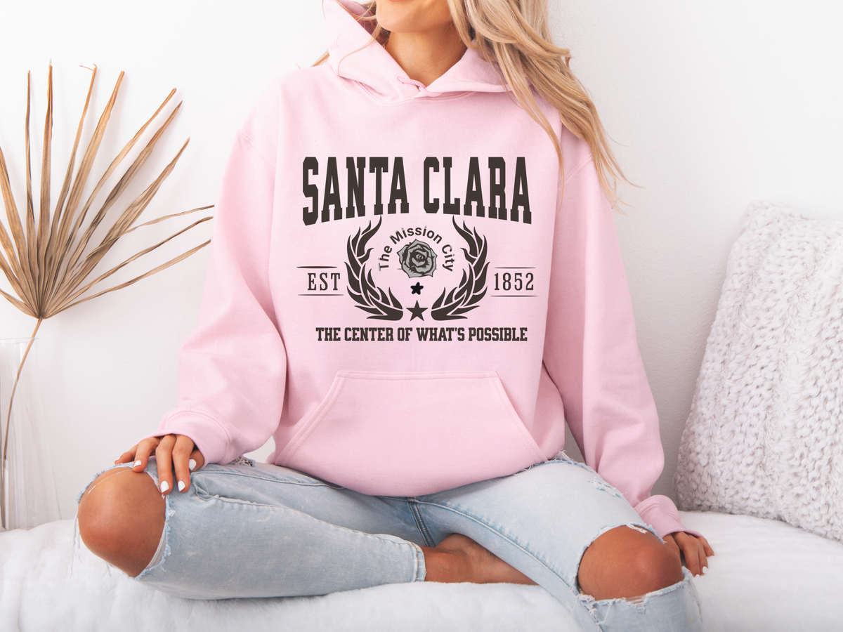Santa Clara Legacy Hoodie "The Center of What's Possible" Silicon Valley Pride Unisex Sweatshirt