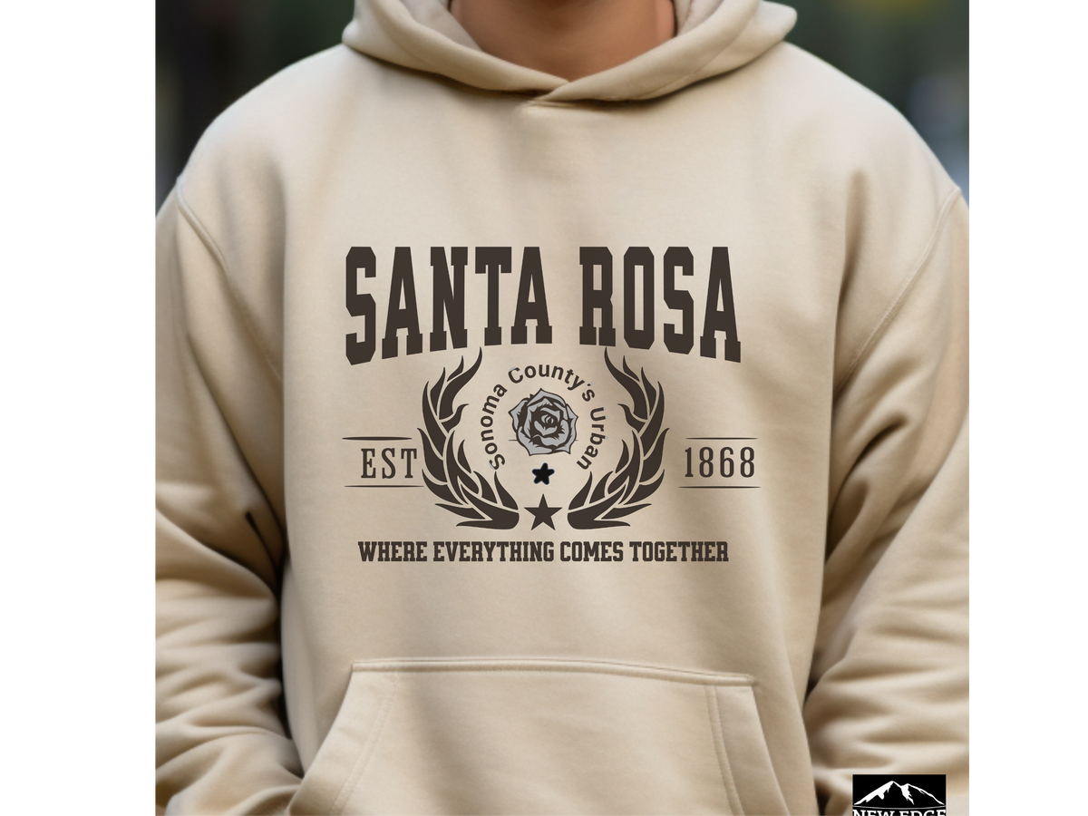 Santa Rosa Legacy Hoodie "Where Everything Comes Together" California Community Pride Unisex