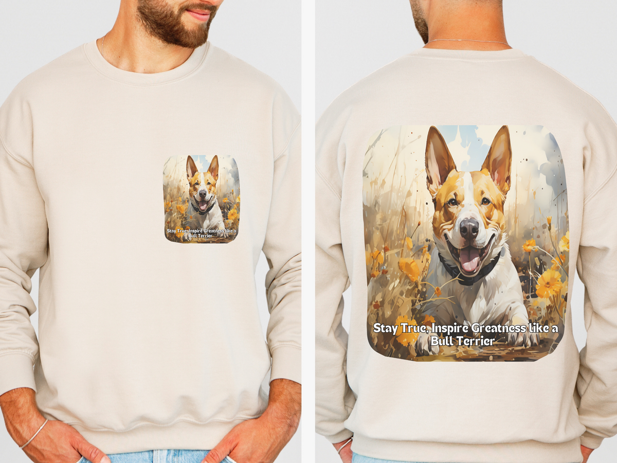 Schnauzer Vigilance Sunflower Sweatshirt – 'Stay Vigilant' Motivational Design – Unisex Dog Lover Apparel