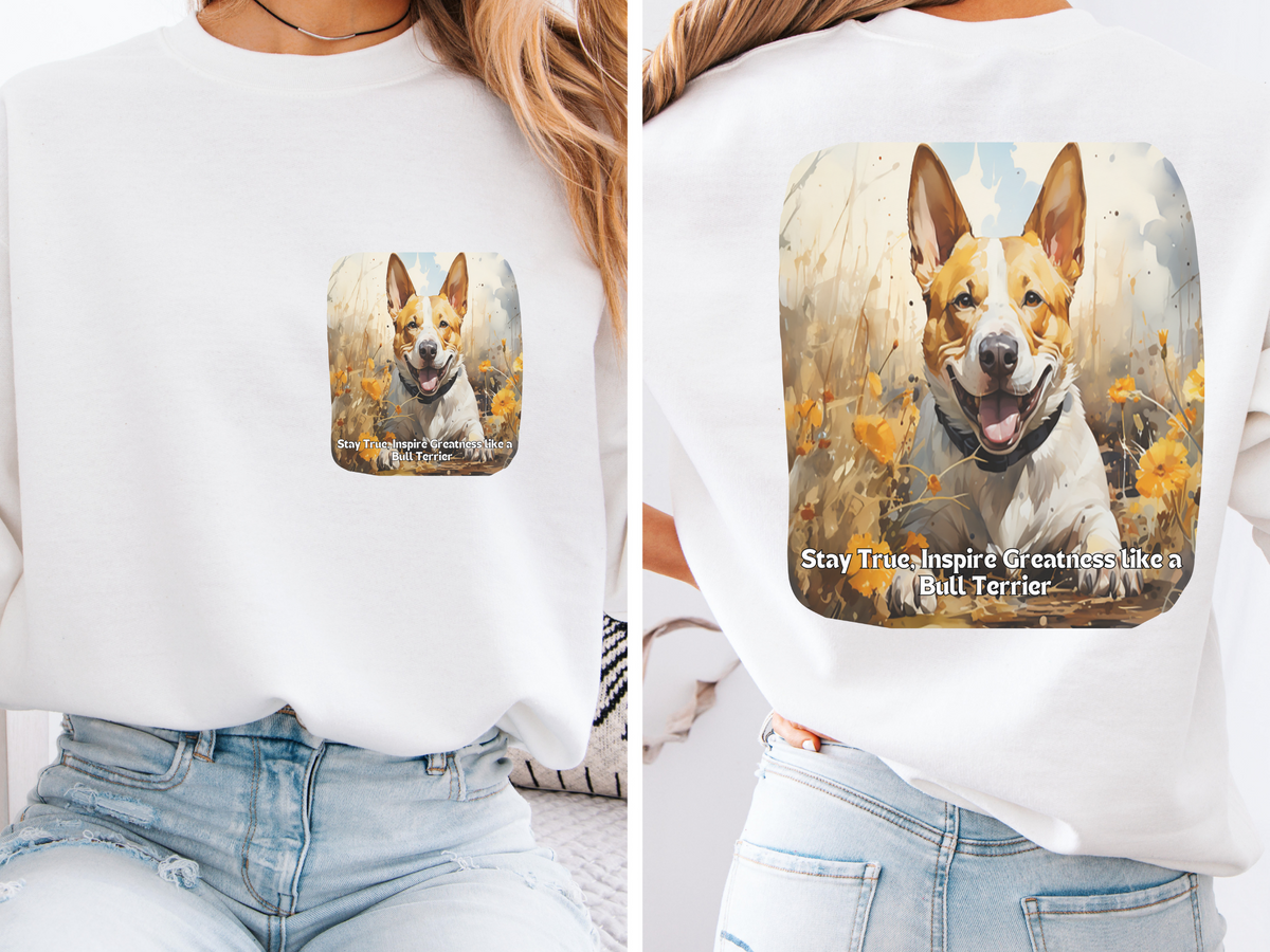 Schnauzer Vigilance Sunflower Sweatshirt – 'Stay Vigilant' Motivational Design – Unisex Dog Lover Apparel
