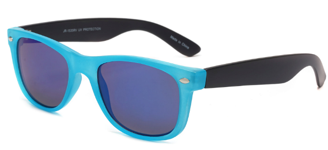 YOUTHFUL VIBRANCE: JR-1535RV NEW EDGE JUNIOR UNISEX SUNGLASSES COLLECTION