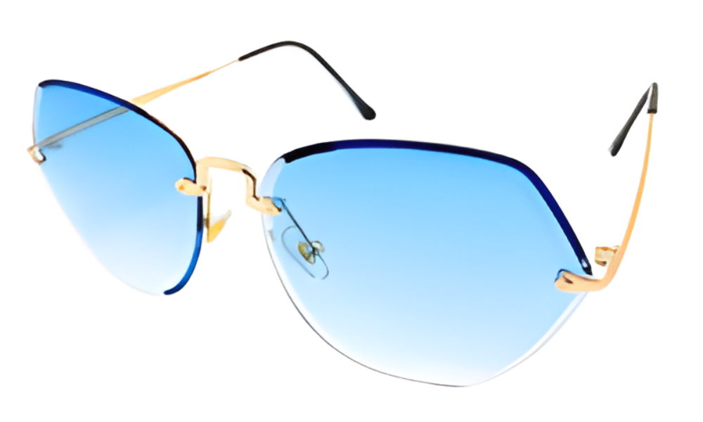 RAINBOW 92006RL RIMLESS FASHION SUNGLASSES