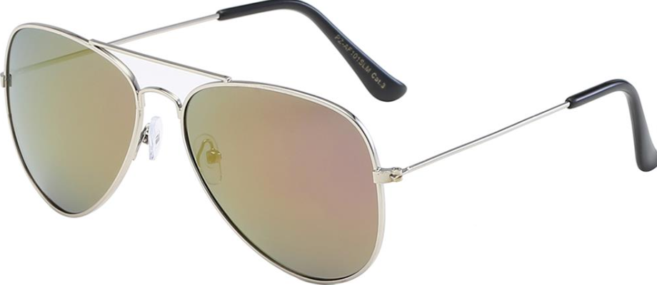 Air Force Polarized PZ-AF101-CM Classic Teardrop Aviator Color Mirror Lens Unisex Shades