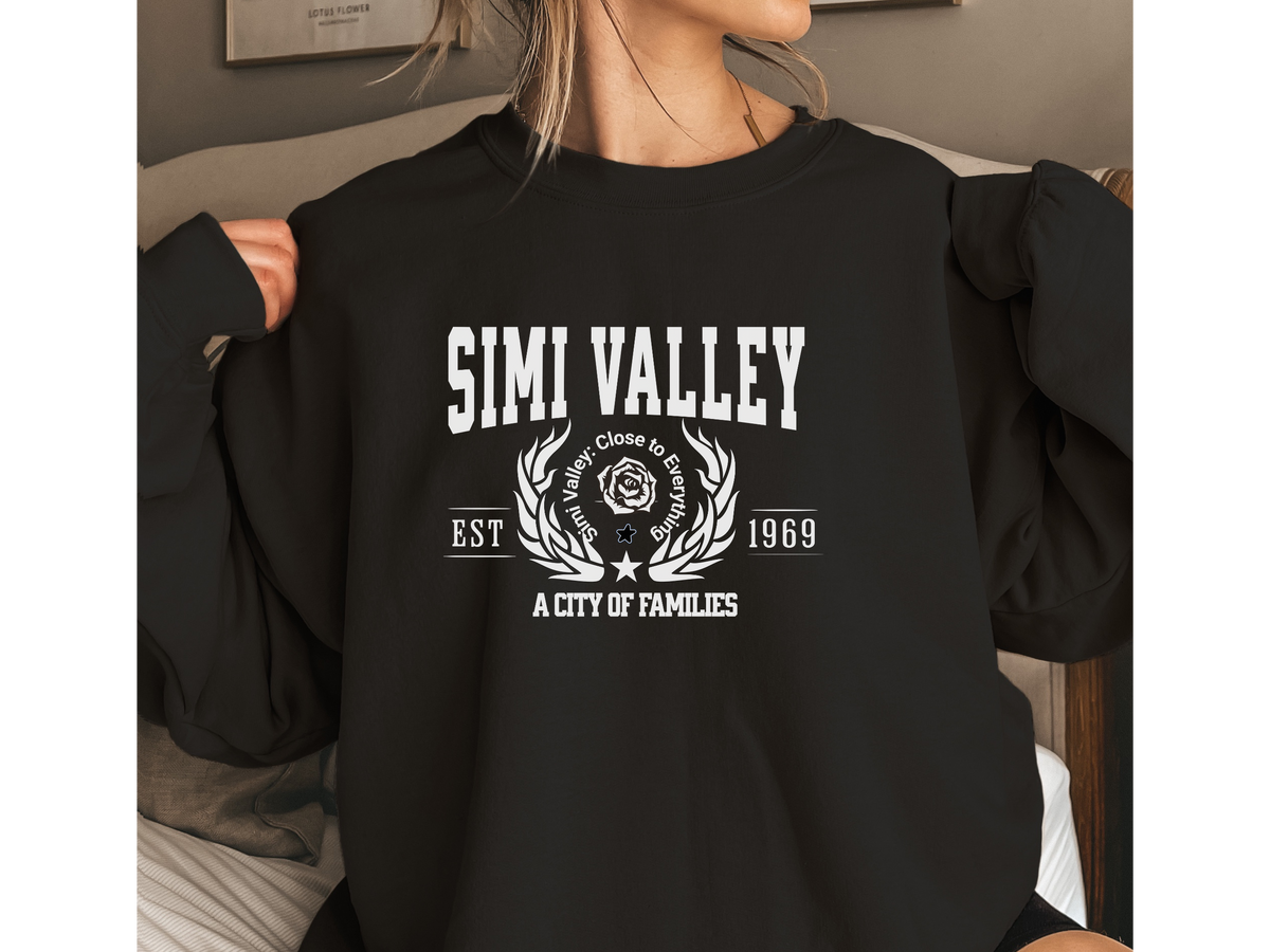 Simi Valley Legacy Unisex Sweatshirt "A City of Families" Vintage California Community Style