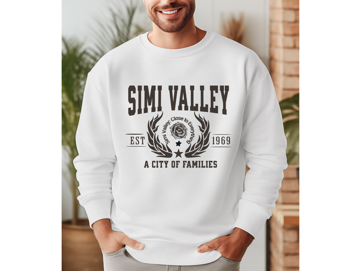 Simi Valley Legacy Unisex Sweatshirt "A City of Families" Vintage California Community Style