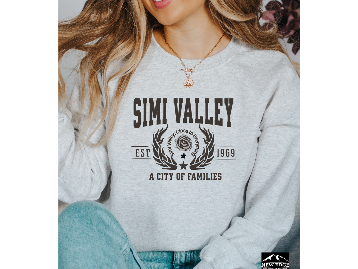 Simi Valley Legacy Unisex Sweatshirt "A City of Families" Vintage California Community Style