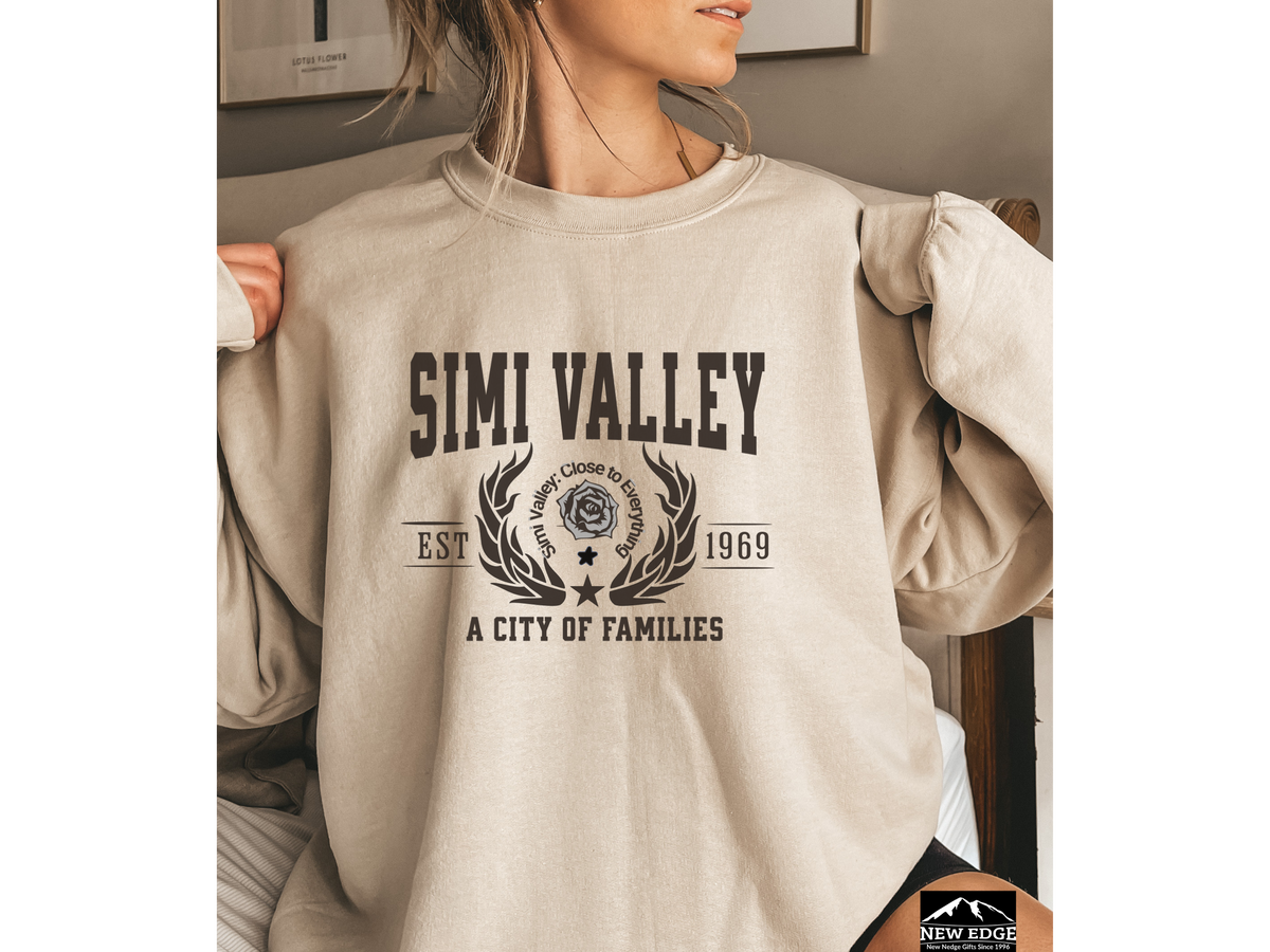 Simi Valley Legacy Unisex Sweatshirt "A City of Families" Vintage California Community Style