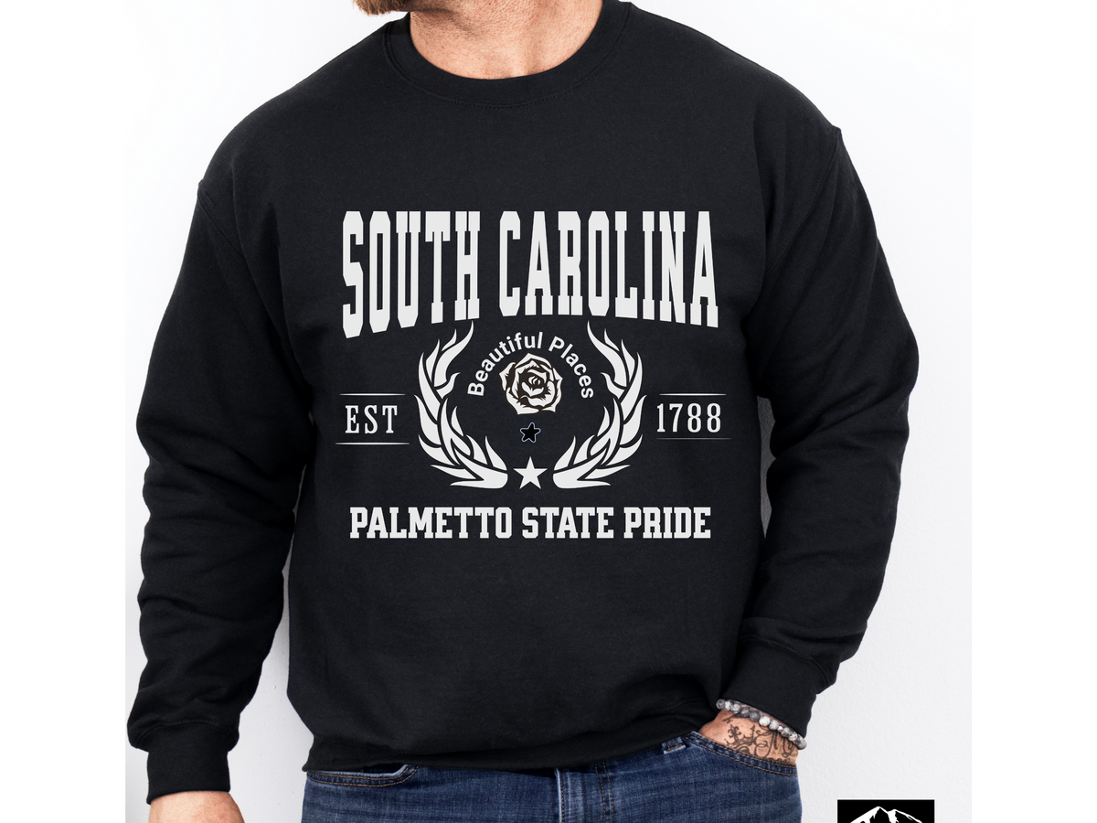 South Carolina State Legacy Unisex Sweatshirt – "Palmetto State Pride" Cozy Pullover for Southern Comfort & Heritage