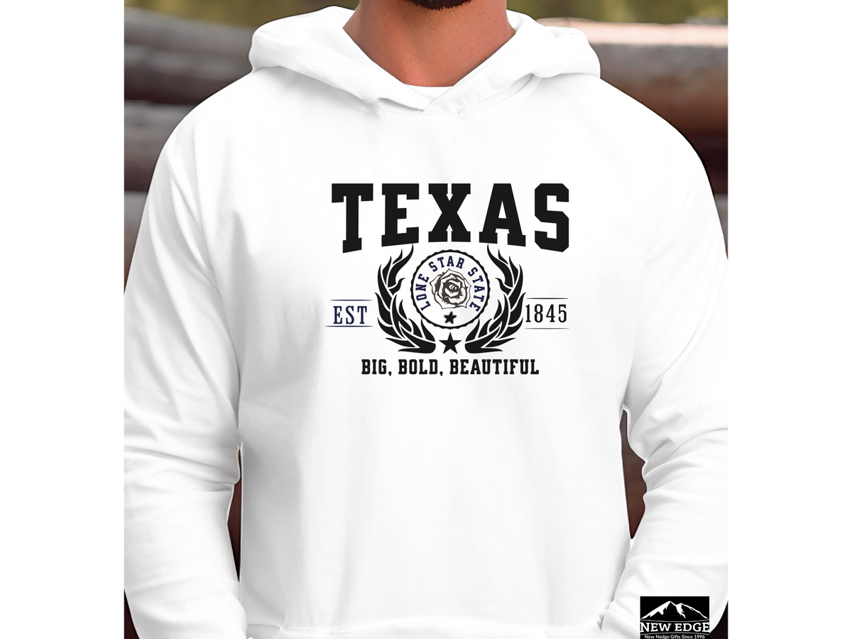 State Legacy Unisex Hoodie – Texas State, Big, Bold, Beautiful