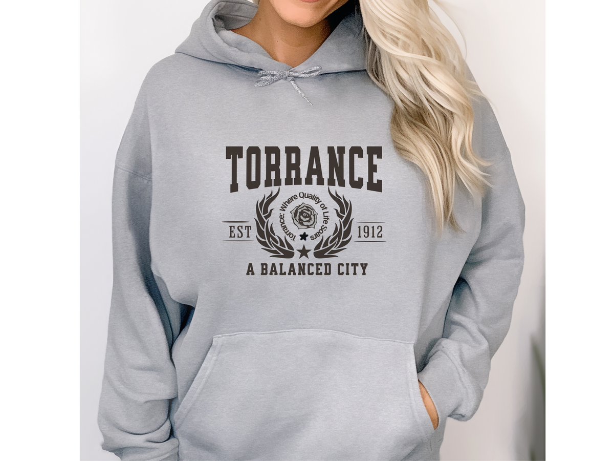Torrance Legacy Hoodie "A Balanced City" California Coastal Living Unisex Sweatshirt