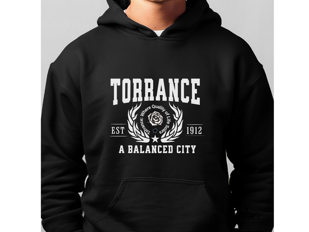 Torrance Legacy Hoodie "A Balanced City" California Coastal Living Unisex Sweatshirt