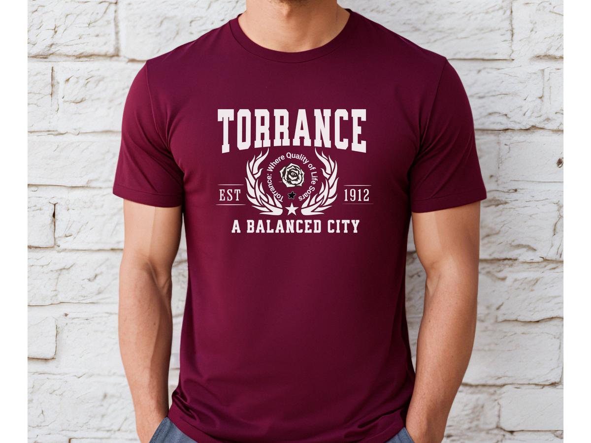 Torrance Legacy T-Shirt – "A Balanced City" | California Coastal Unisex Tee