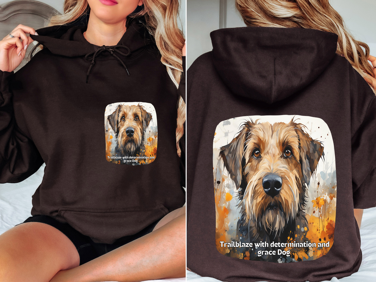 Trailblazer Sunflower Dog Hoodie – Determination & Grace in Every Step