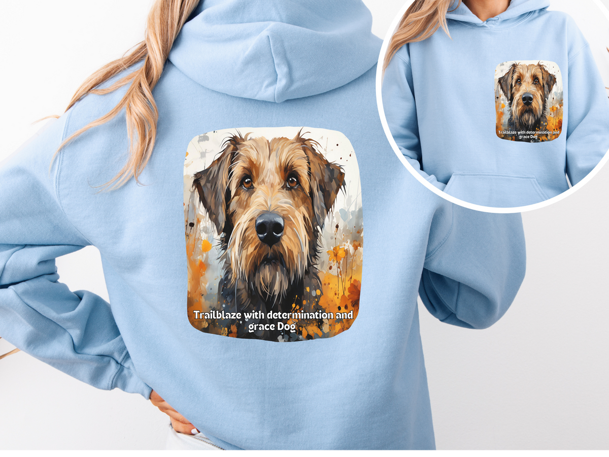 Trailblazer Sunflower Dog Hoodie – Determination & Grace in Every Step