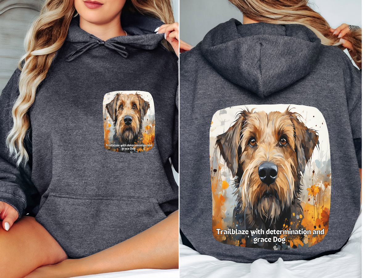 Trailblazer Sunflower Dog Hoodie – Determination & Grace in Every Step