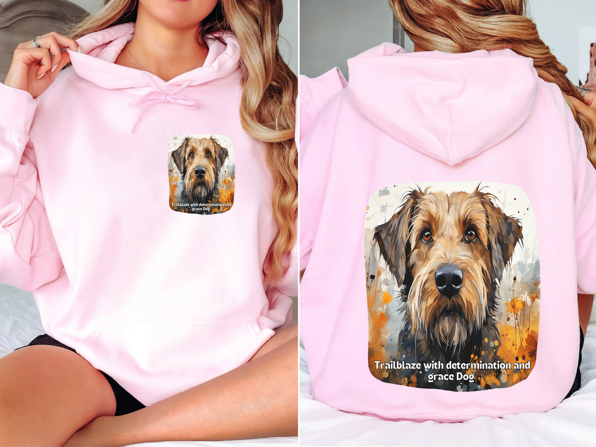Trailblazer Sunflower Dog Hoodie – Determination & Grace in Every Step