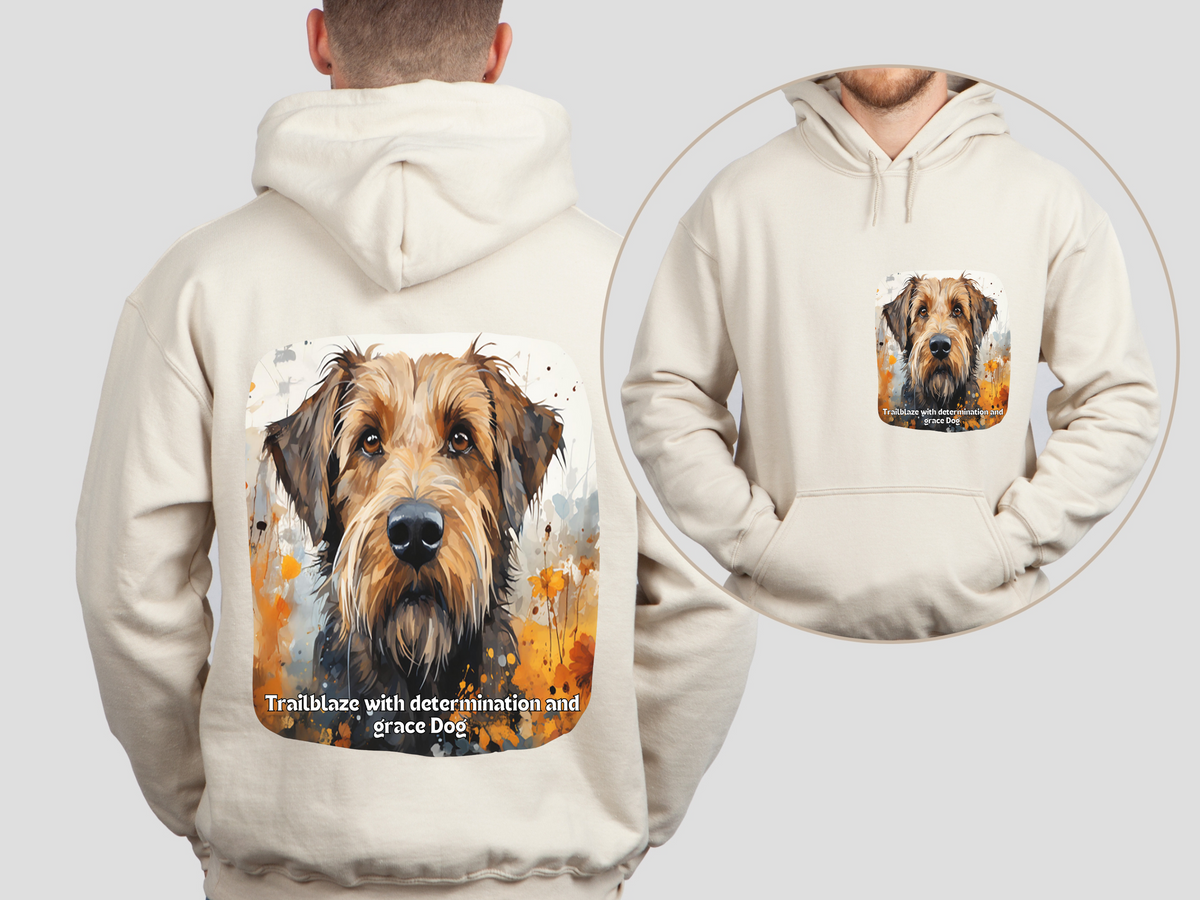 Trailblazer Sunflower Dog Hoodie – Determination & Grace in Every Step