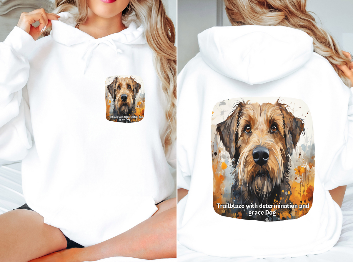 Trailblazer Sunflower Dog Hoodie – Determination & Grace in Every Step