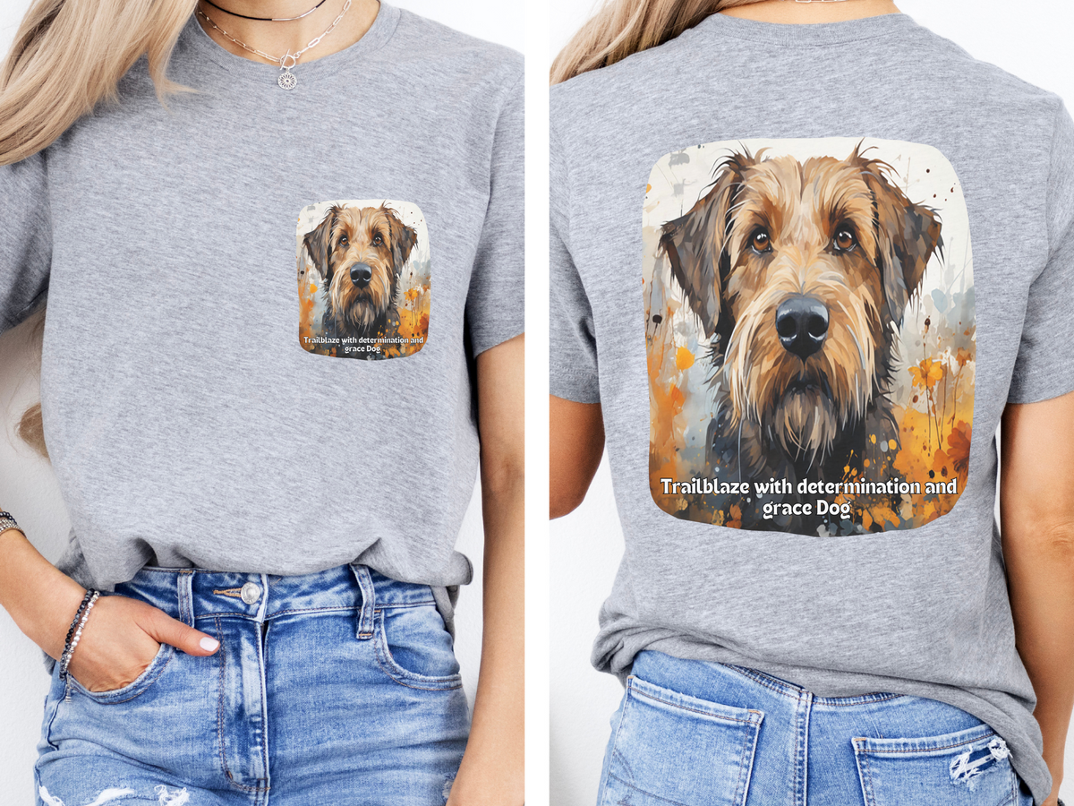 Sunflower Trailblazer Dog T-Shirt – Determination & Grace | Unisex Tee