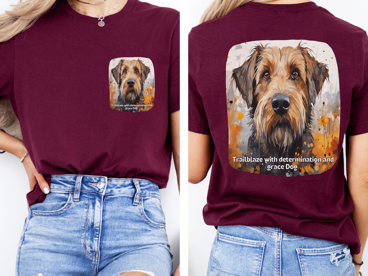 Sunflower Trailblazer Dog T-Shirt – Determination & Grace | Unisex Tee