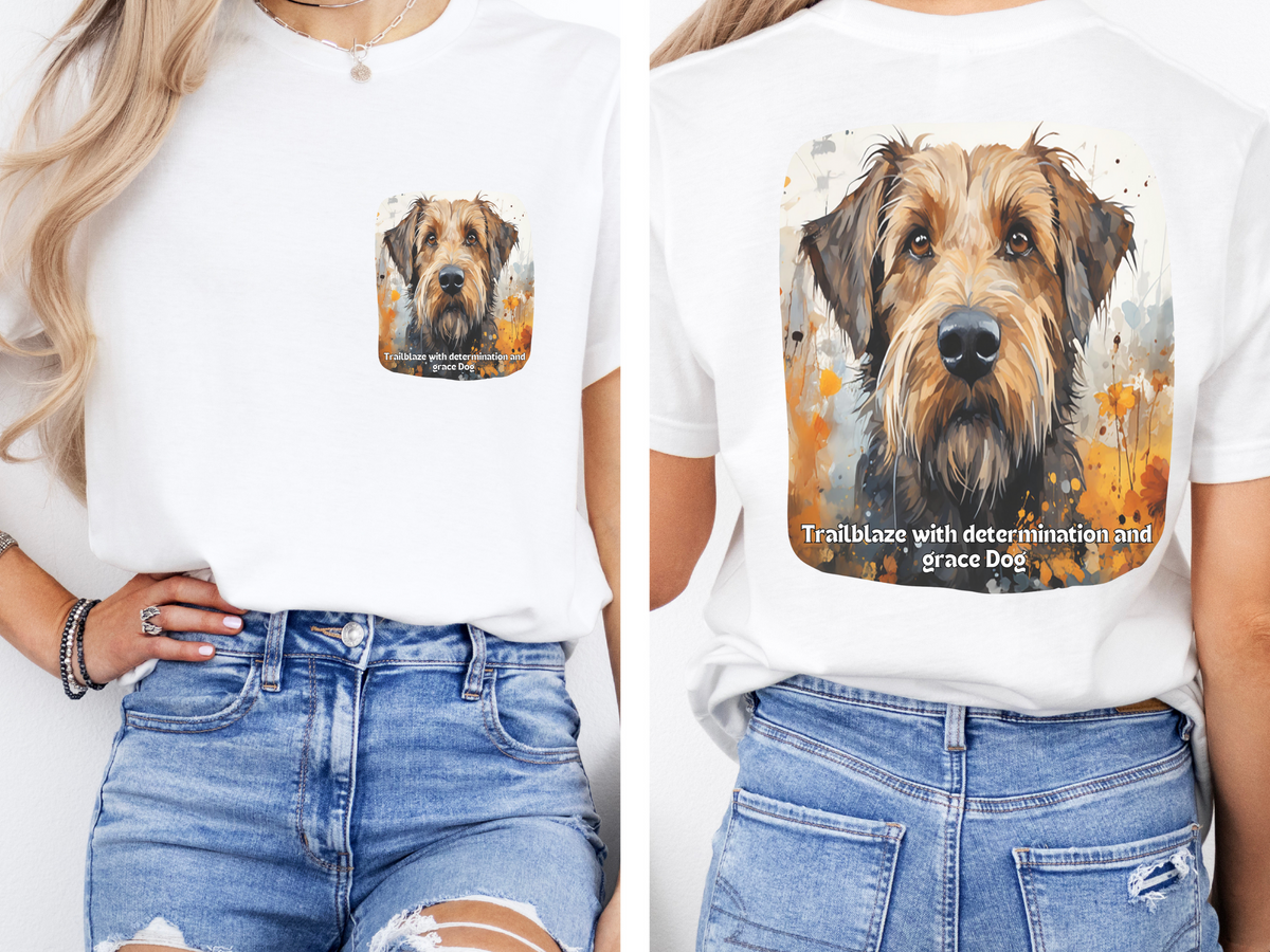 Sunflower Trailblazer Dog T-Shirt – Determination & Grace | Unisex Tee