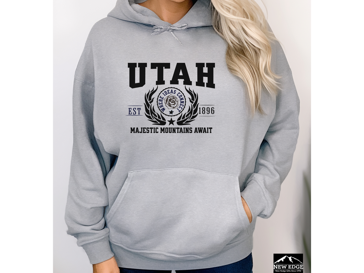 State Legacy Unisex Hoodie – Utah State, Majestic Mountains Await