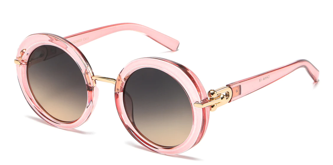 NEW EDGE EYEWEAR VG 8VG29603: ROUND FASHION WOMEN SUNGLASSES FOR ELEGANT STYLE!