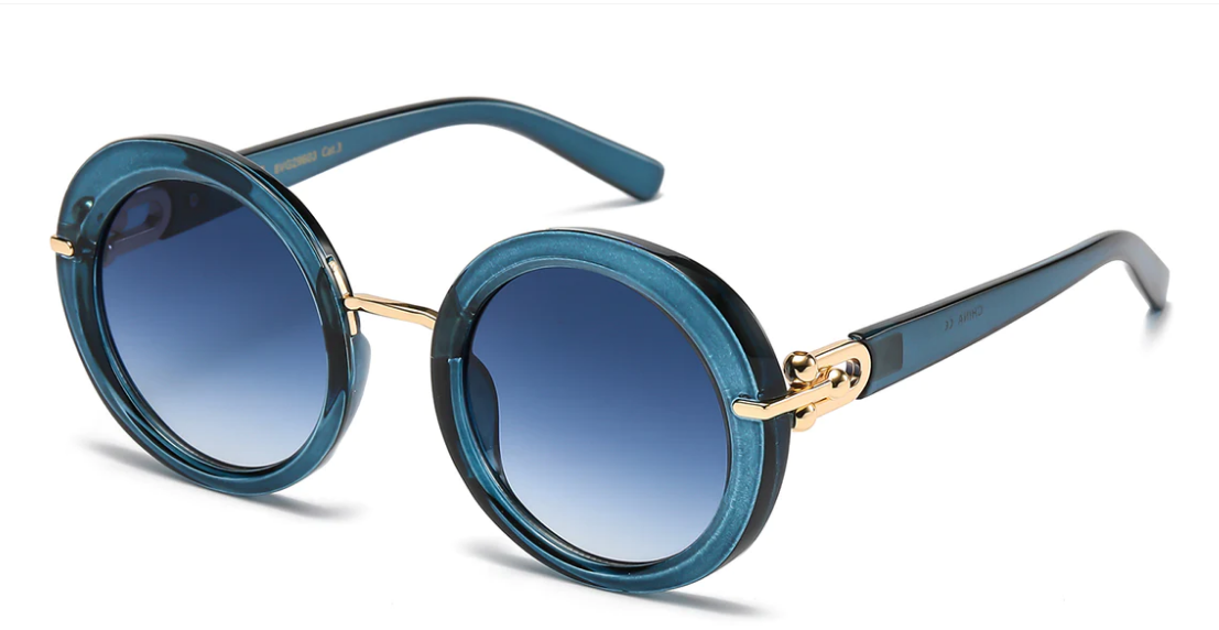 NEW EDGE EYEWEAR VG 8VG29603: ROUND FASHION WOMEN SUNGLASSES FOR ELEGANT STYLE!