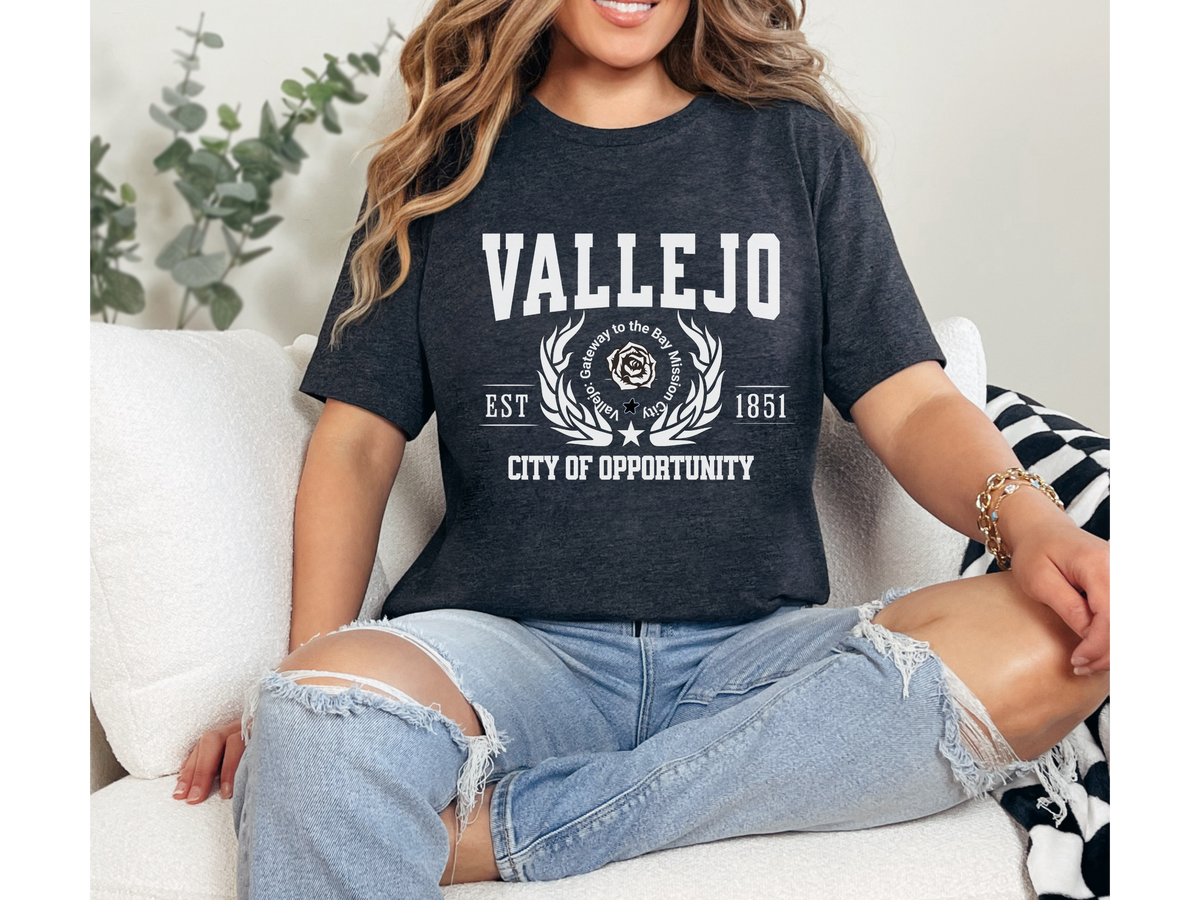 Vallejo Legacy T-Shirt – "City of Opportunity" | California Bay Area Unisex Tee