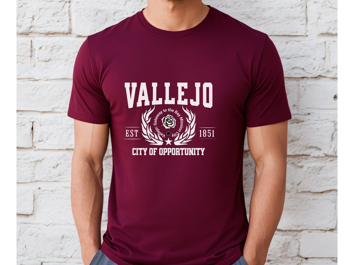 Vallejo Legacy T-Shirt – "City of Opportunity" | California Bay Area Unisex Tee