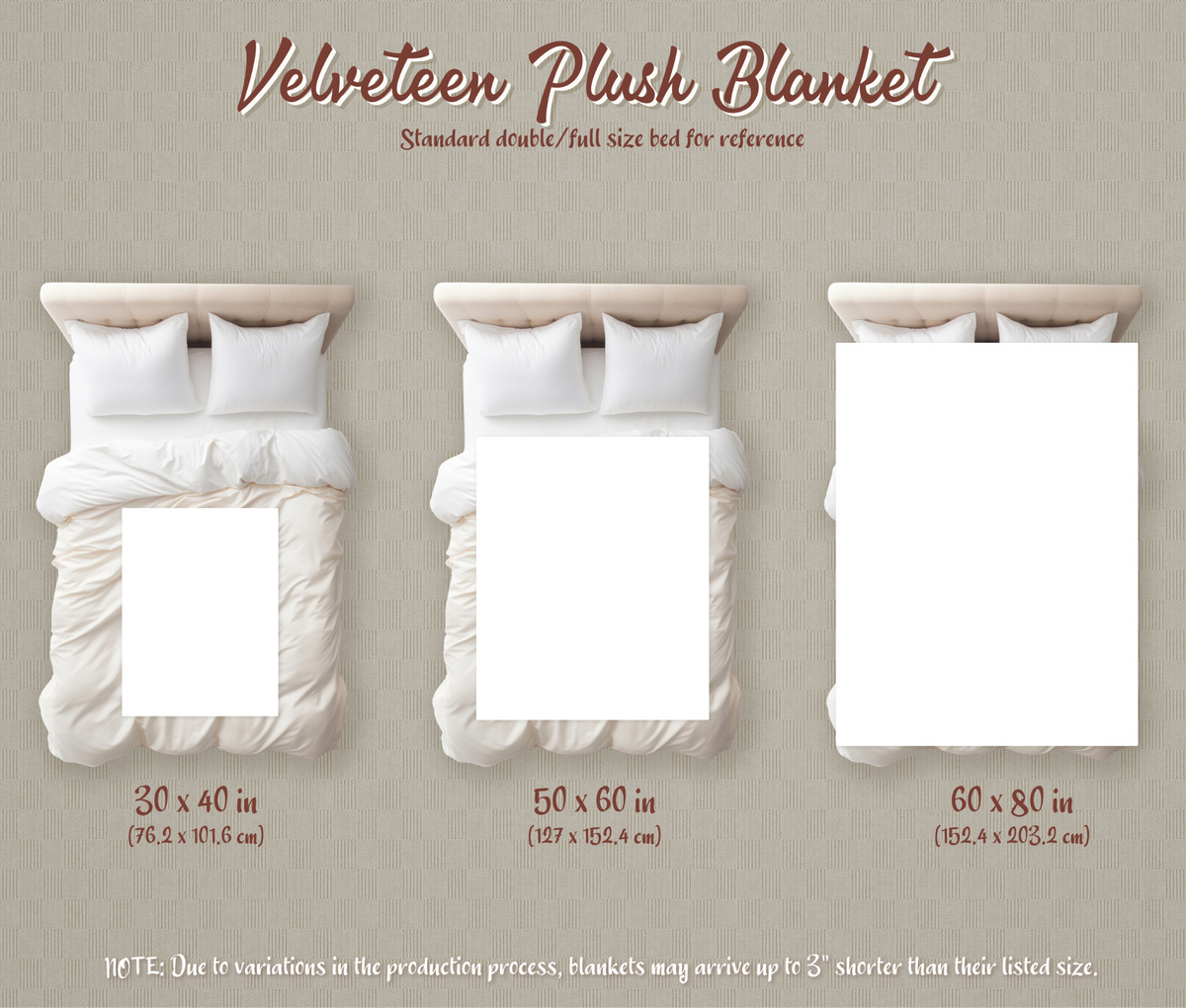 Personalized Velveteen Name Blanket – Custom Soft Throw Blanket, Cozy Gift for All Occasions