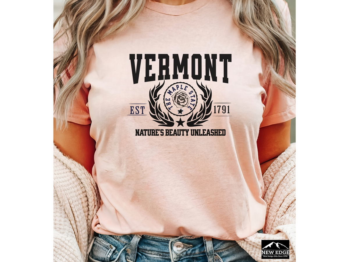 Vermont State Legacy T-Shirt – Nature’s Beauty Unleashed | Unisex Green Mountain Pride Tee