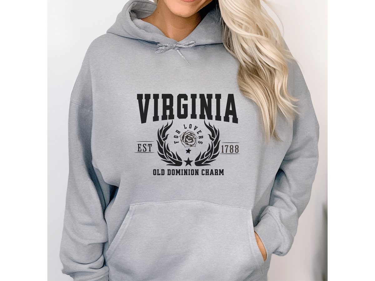 State Legacy Unisex Hoodie – Virginia State, Old Dominion Charm