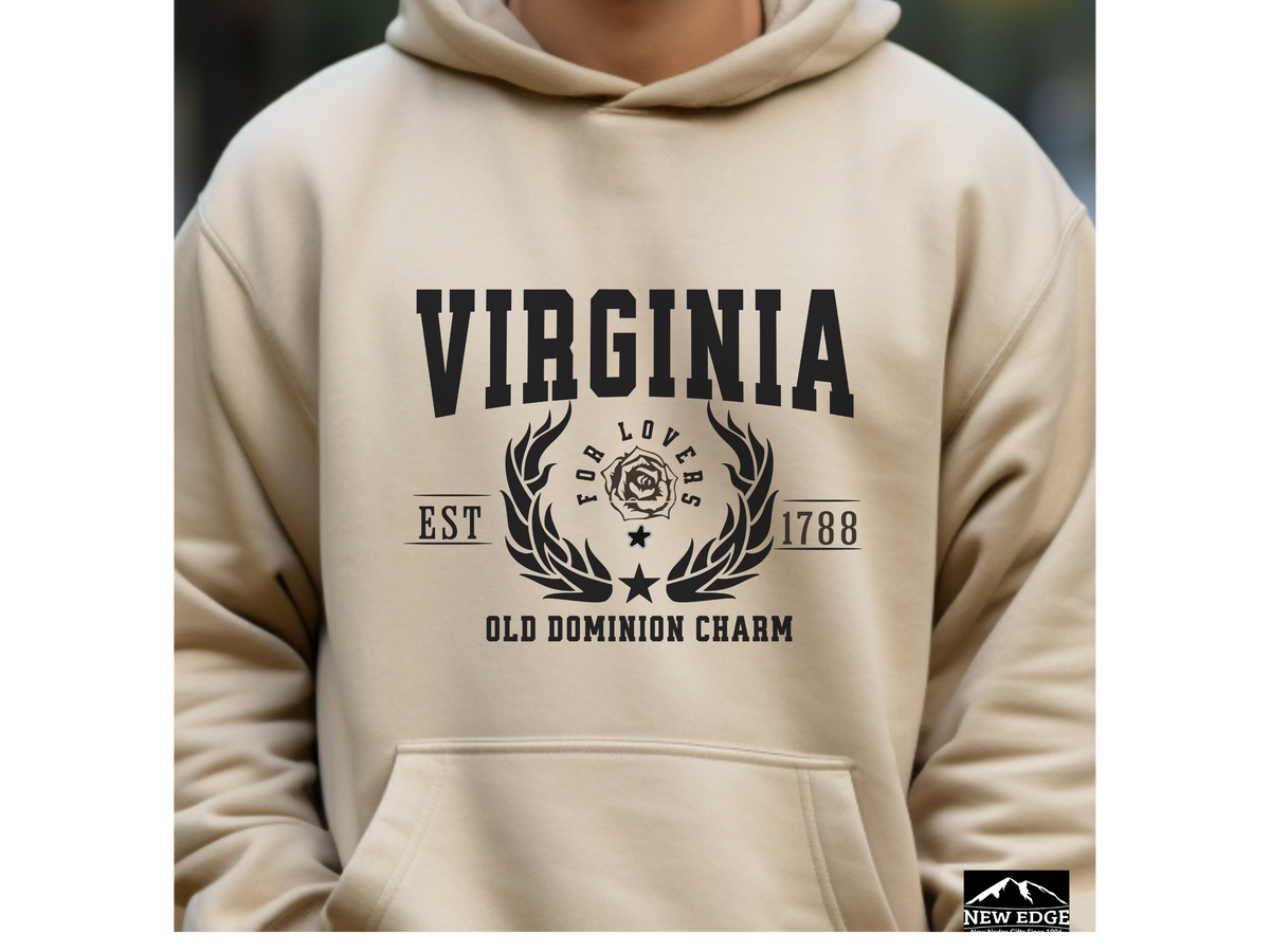 State Legacy Unisex Hoodie – Virginia State, Old Dominion Charm