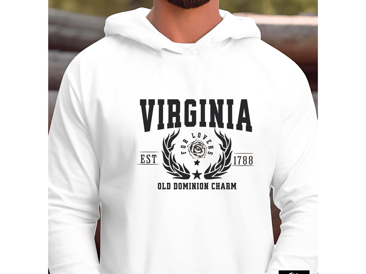 State Legacy Unisex Hoodie – Virginia State, Old Dominion Charm