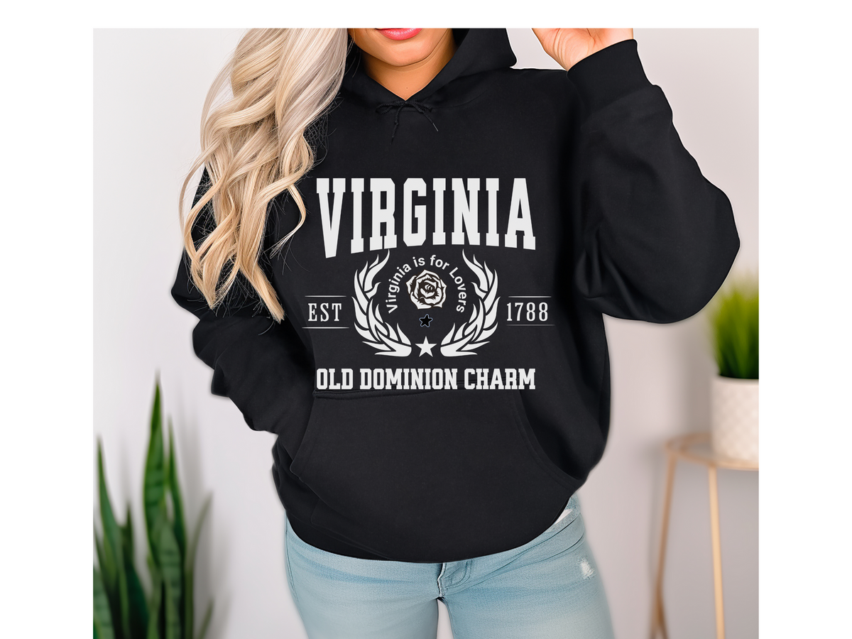State Legacy Unisex Hoodie – Virginia State, Old Dominion Charm