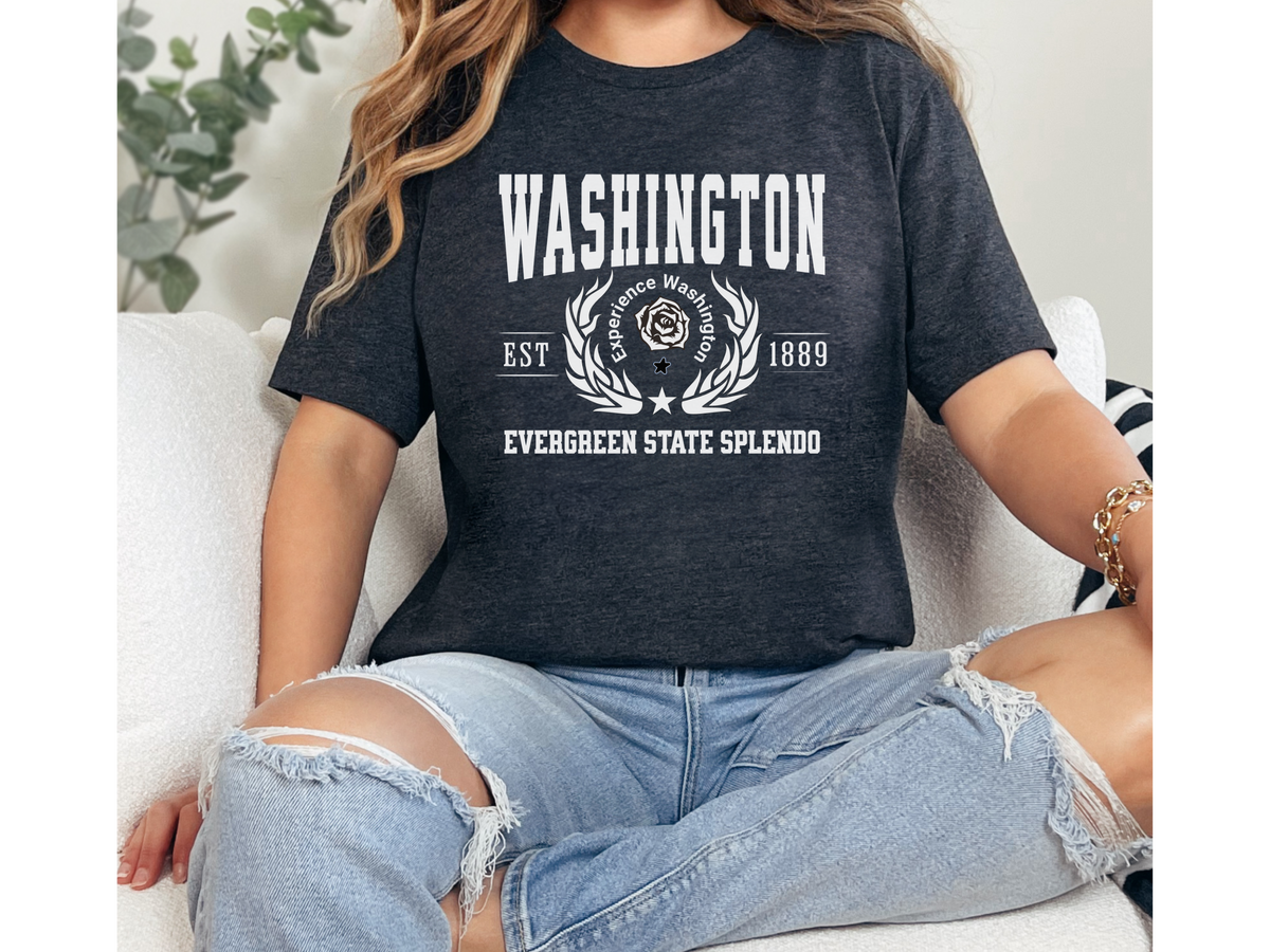 Washington State Legacy T-Shirt – Evergreen State Splendor | Unisex Pacific Northwest Pride Tee