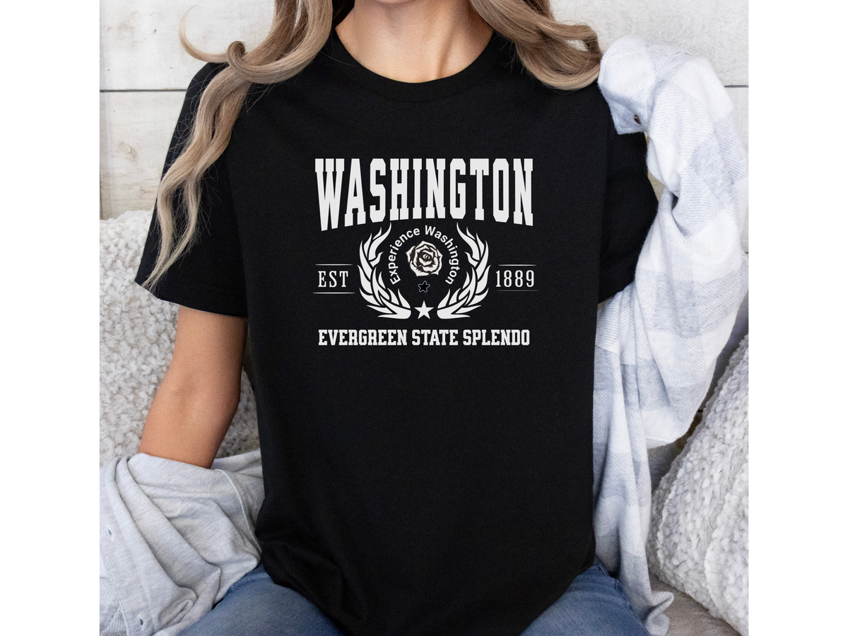 Washington State Legacy T-Shirt – Evergreen State Splendor | Unisex Pacific Northwest Pride Tee