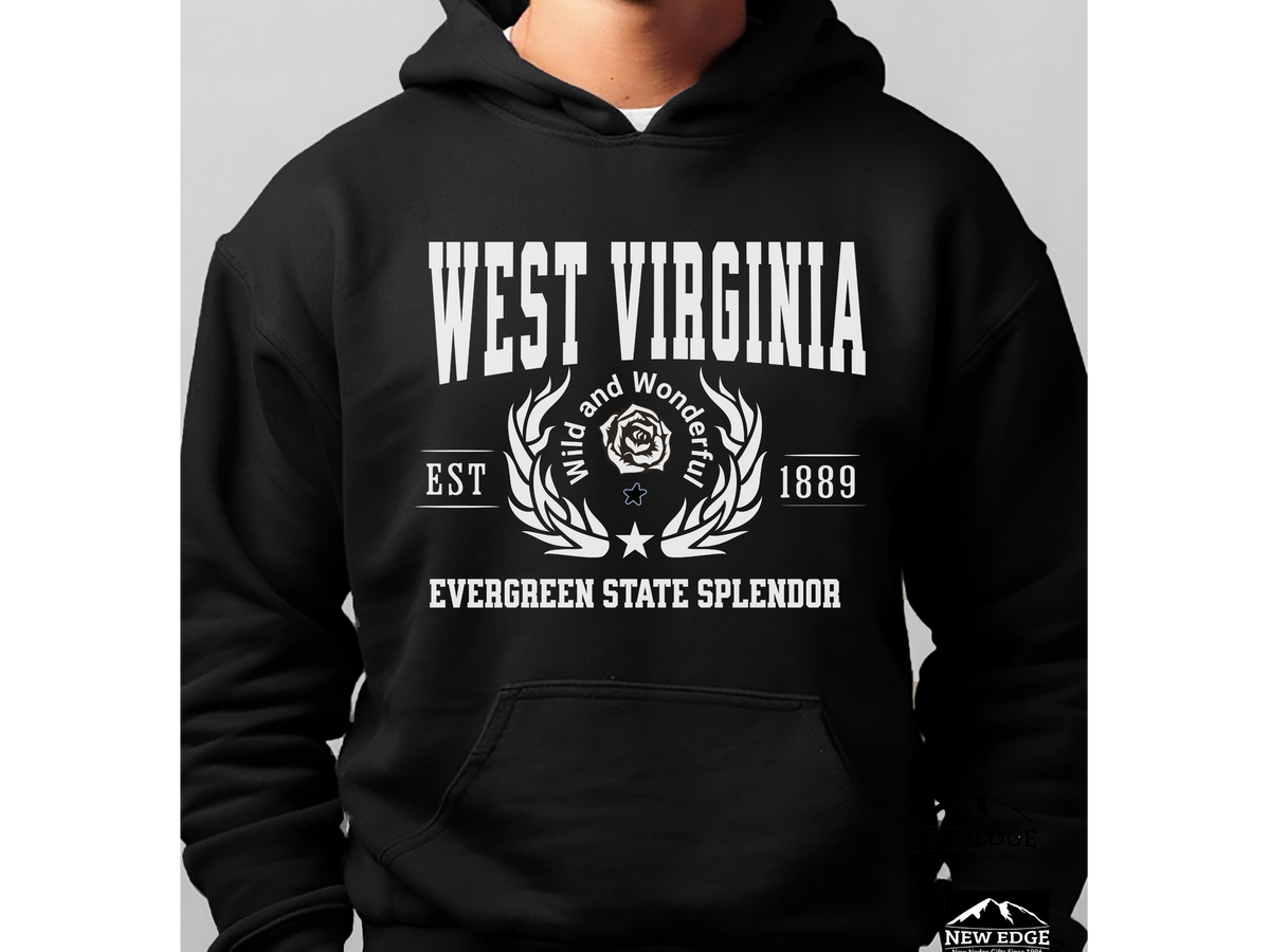 State Legacy Unisex Hoodie – West Virginia, Wild & Wonderful Pride
