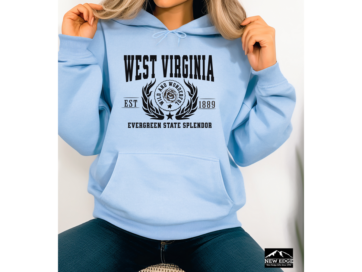State Legacy Unisex Hoodie – West Virginia, Wild & Wonderful Pride