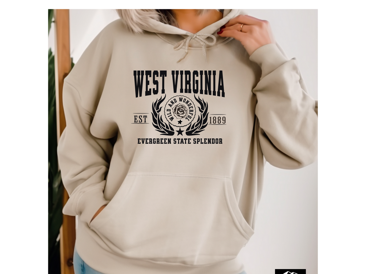 State Legacy Unisex Hoodie – West Virginia, Wild & Wonderful Pride