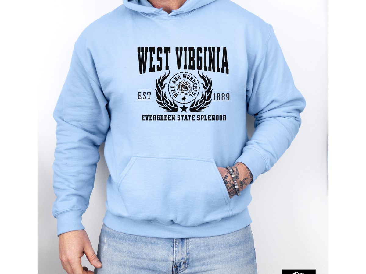 State Legacy Unisex Hoodie – West Virginia, Wild & Wonderful Pride
