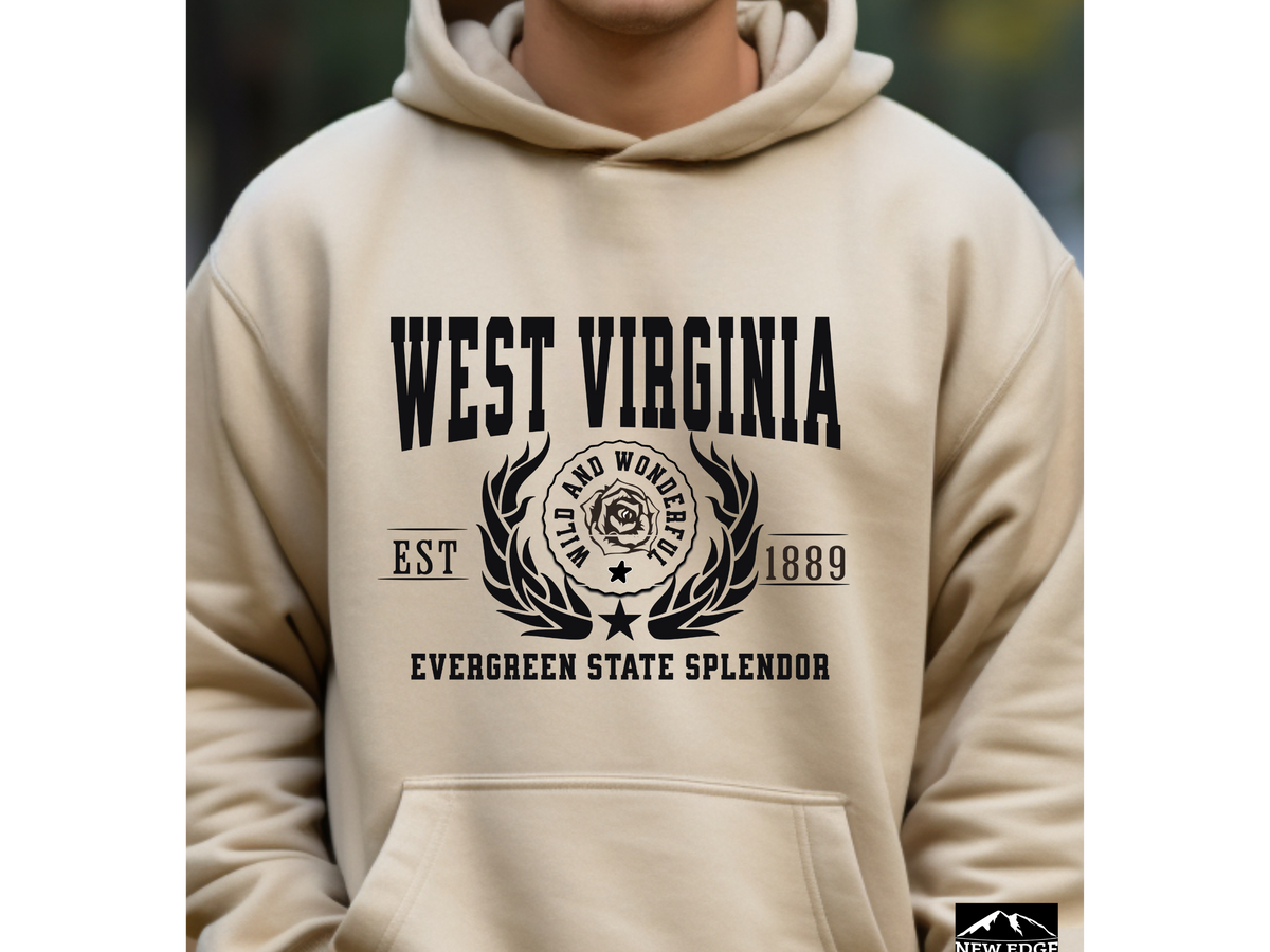 State Legacy Unisex Hoodie – West Virginia, Wild & Wonderful Pride