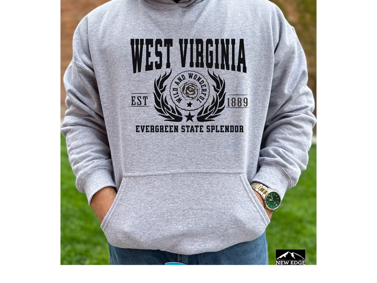 State Legacy Unisex Hoodie – West Virginia, Wild & Wonderful Pride