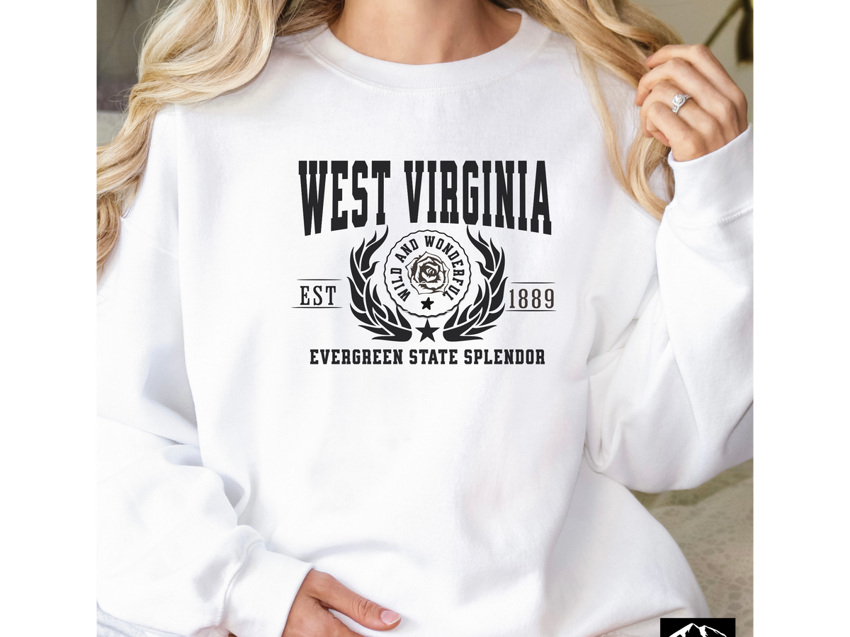 West Virginia State Legacy Sweatshirt – Wild and Wonderful | Unisex Mountain State Comfort Crewneck