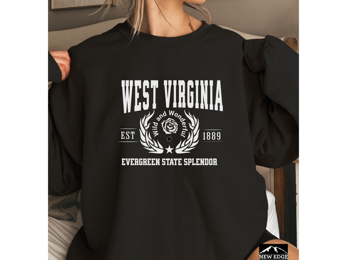 West Virginia State Legacy Sweatshirt – Wild and Wonderful | Unisex Mountain State Comfort Crewneck