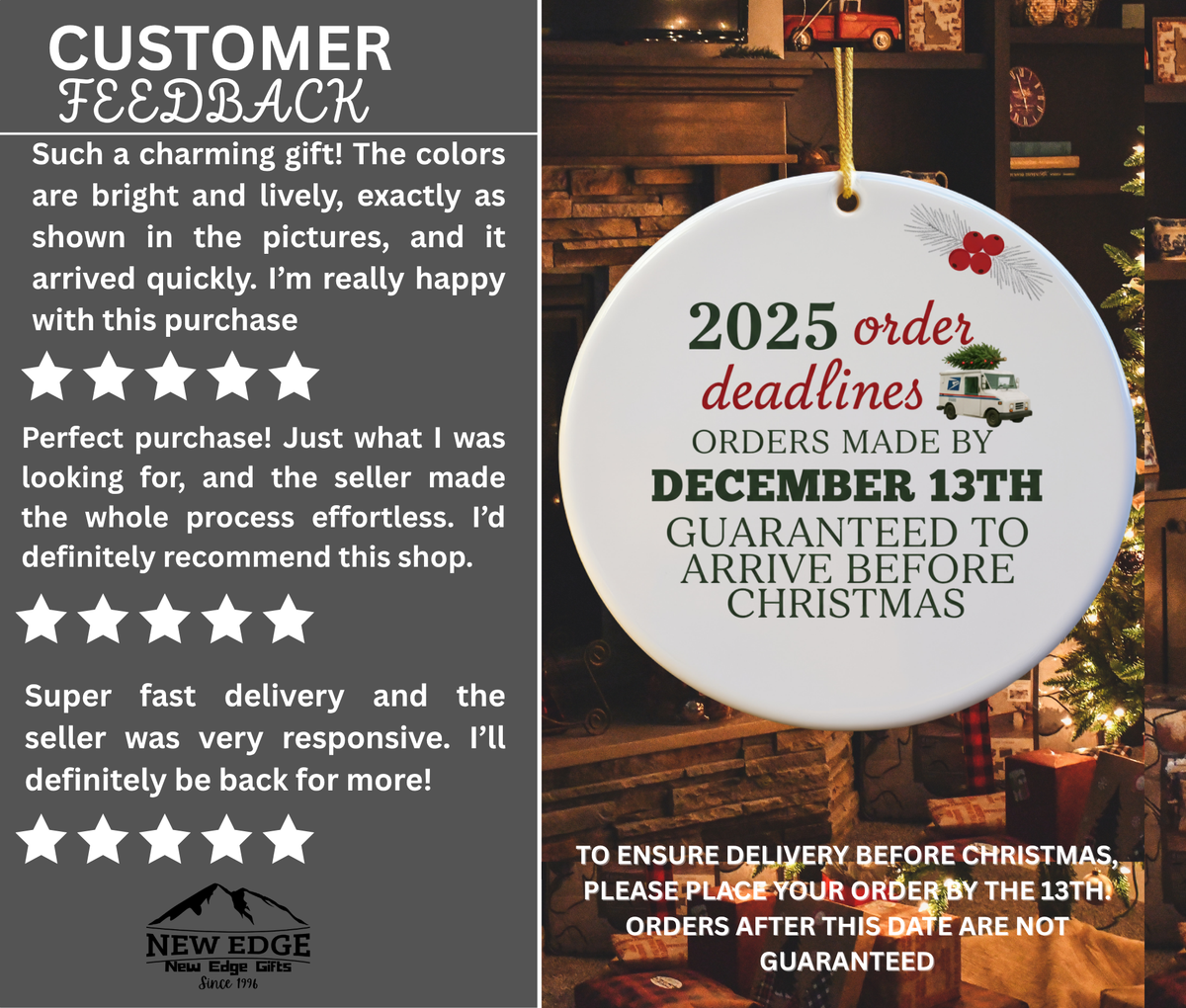 Personalized Name Ornament 2025 | First Christmas Family Keepsake | Custom Holiday Name Decoration | Unique Christmas Gift